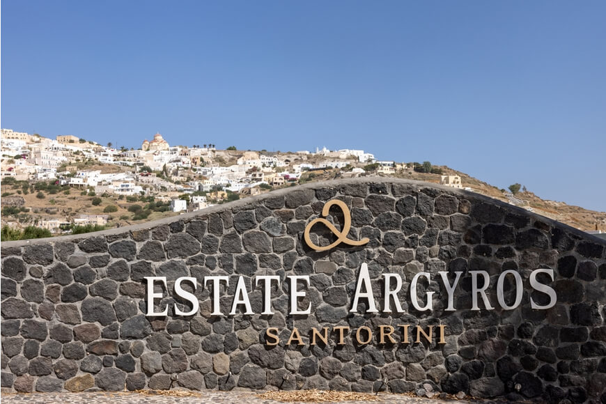 Santorini Wineries-Argyros Estate-kamari tours